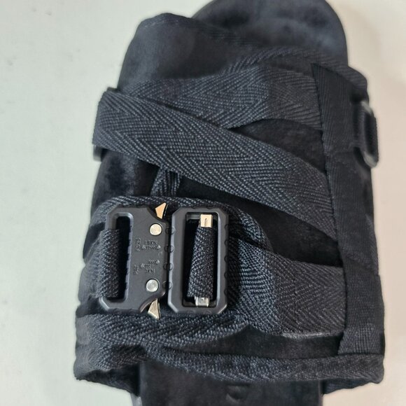 DRACO Slides 12, 12.5, 13, 13.5 Mens Phantom Black Remastered NEW Sandals Shoes - Picture 3 of 8